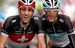 Andy Schleck pendant la onzi�me �tape du Tour de France 2011